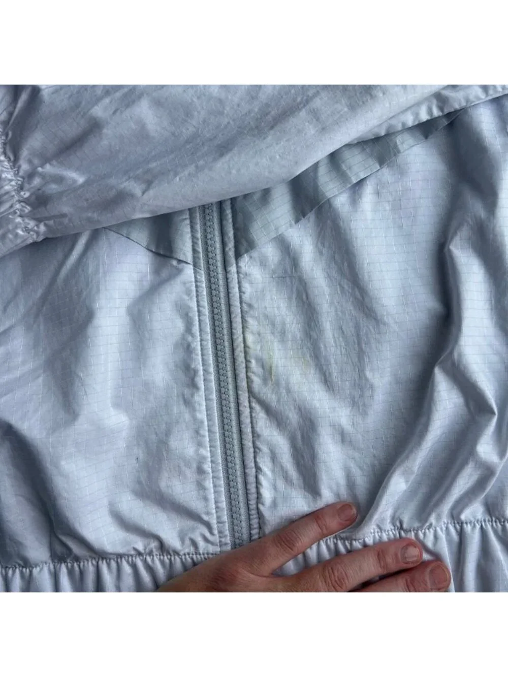Vintage Nike Windrunner Track Jacket Full Zip Platinum White Colorblock Sz XL
